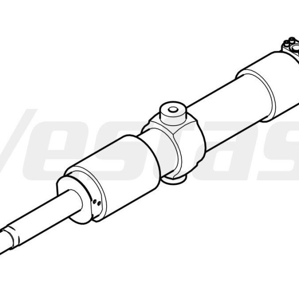 CYLINDER,HYDRAULIC,125 mm,80 mm,760 mm