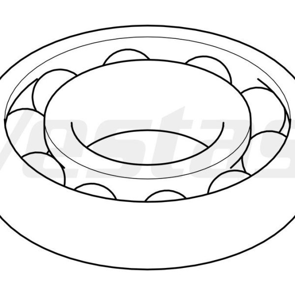 BEARING, BALL, 6322 C3,110 mm